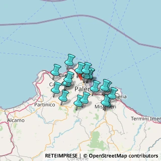 Mappa Fondo Prestigiacomo a Cruillas, 90145 Palermo PA, Italia (10.413)