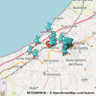 Mappa Via Villa, 98051 Barcellona Pozzo di Gotto ME, Italia (1.358)