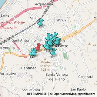 Mappa Via Operai, 98051 Barcellona Pozzo di Gotto ME, Italia (0.43933)