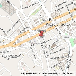 Mappa largo ferdinando d'amico, 6, 98051 Barcellona Pozzo di Gotto, Messina (Sicilia)