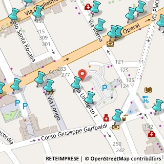 Mappa Via Operai, 98051 Barcellona Pozzo di Gotto ME, Italia (0.124)