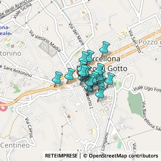 Mappa Via Operai, 98051 Barcellona Pozzo di Gotto ME, Italia (0.2205)