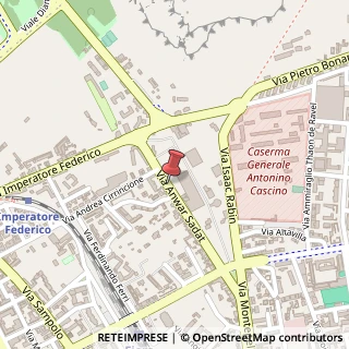 Mappa Via Anwar Sadat, 142, 90142 Palermo, Palermo (Sicilia)