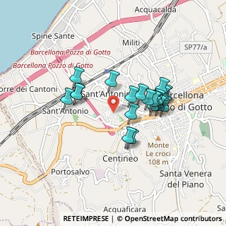 Mappa Stretto II Fondaco Nuovo, 98051 Barcellona Pozzo di Gotto ME, Italia (0.8035)