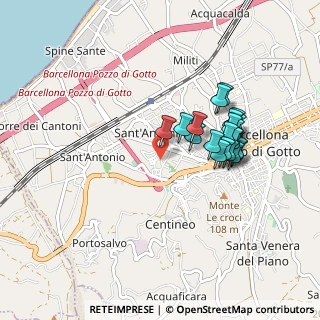 Mappa Stretto II Fondaco Nuovo, 98051 Barcellona Pozzo di Gotto ME, Italia (0.8775)
