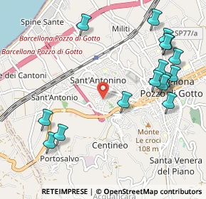 Mappa Stretto II Fondaco Nuovo, 98051 Barcellona Pozzo di Gotto ME, Italia (1.36688)