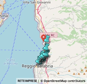 Mappa Via Zona Industriale Contrada Armacà, 89121 Reggio di Calabria RC, Italia (3.69235)