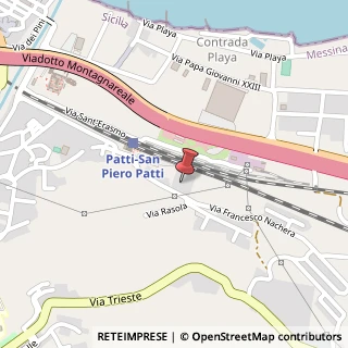 Mappa Via Rasola, 15, 98066 Patti, Messina (Sicilia)