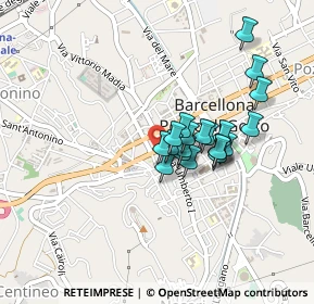 Mappa Via Longo, 98051 Barcellona Pozzo di Gotto ME, Italia (0.359)