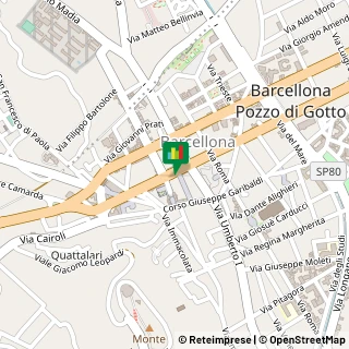 Mappa Piazza Libertà, 2, 98051 Barcellona Pozzo di Gotto, Messina (Sicilia)