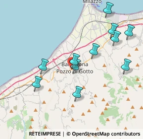 Mappa Piazza Libertà, 98051 Barcellona Pozzo di Gotto ME, Italia (4.84833)