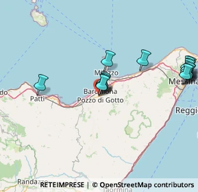 Mappa Piazza Libertà, 98051 Barcellona Pozzo di Gotto ME, Italia (20.0275)