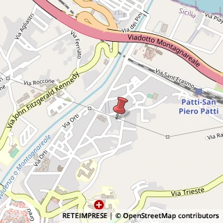 Mappa Via Padre Pio da Pietralcina, 8, 98066 Patti, Messina (Sicilia)