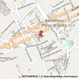 Mappa Via Roma, 131, 98051 Barcellona Pozzo di Gotto, Messina (Sicilia)