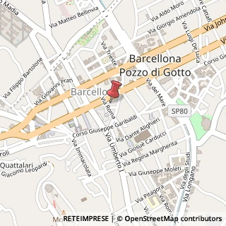Mappa Via Roma, 123, 98051 Barcellona Pozzo di Gotto, Messina (Sicilia)