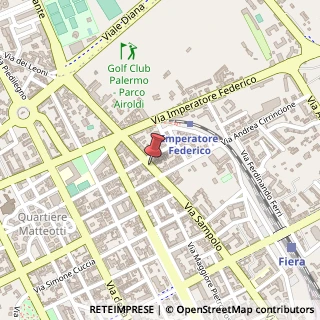 Mappa Via Sampolo, 472/B, 90143 Palermo, Palermo (Sicilia)