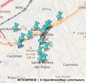 Mappa Via degli Studi, 98051 Barcellona Pozzo di Gotto ME, Italia (0.80333)