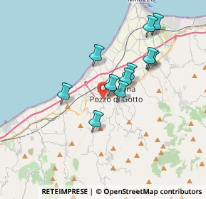 Mappa Via On. Martino Var, 98051 Barcellona Pozzo di Gotto ME, Italia (3.38545)