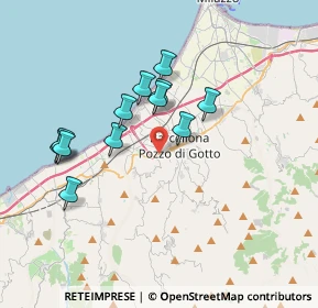 Mappa Via On. Martino Var, 98051 Barcellona Pozzo di Gotto ME, Italia (3.59917)