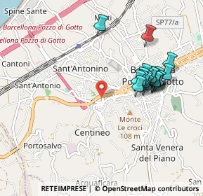 Mappa Via On. Martino Var, 98051 Barcellona Pozzo di Gotto ME, Italia (1.0265)