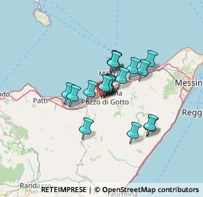 Mappa Via On. Martino Var, 98051 Barcellona Pozzo di Gotto ME, Italia (9.82579)