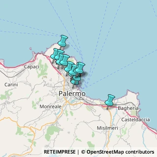 Mappa Marina Villa Igiea, 90142 Palermo PA, Italia (4.20462)