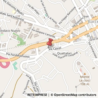 Mappa Via Cairoli, 128, 98051 Barcellona Pozzo di Gotto, Messina (Sicilia)