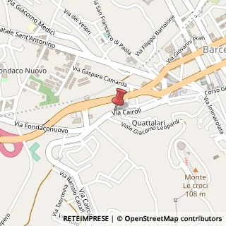 Mappa Via Cairoli, 118, 98051 Barcellona Pozzo di Gotto, Messina (Sicilia)