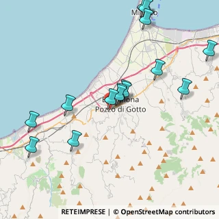 Mappa Via Giacomo Leopardi, 98051 Barcellona Pozzo di Gotto ME, Italia (5.125)