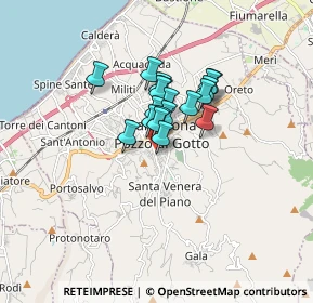 Mappa Via Monsignor Angelo Paino, 98051 Barcellona Pozzo di Gotto ME, Italia (1.10895)