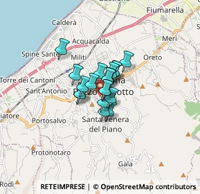 Mappa Via Monsignor Angelo Paino, 98051 Barcellona Pozzo di Gotto ME, Italia (0.84947)