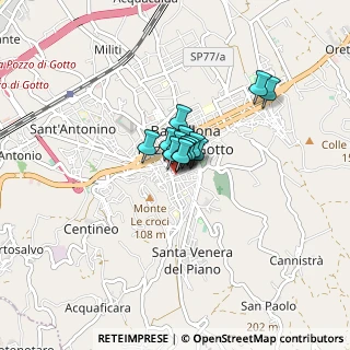 Mappa Via Monsignor Angelo Paino, 98051 Barcellona Pozzo di Gotto ME, Italia (0.37429)