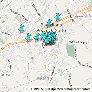 Mappa Via Monsignor Angelo Paino, 98051 Barcellona Pozzo di Gotto ME, Italia (0.2245)