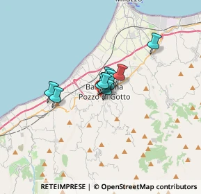 Mappa Via Benedetto Croce, 98051 Barcellona Pozzo di Gotto ME, Italia (1.73818)