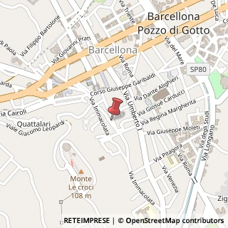 Mappa Via D. Scin?, 93, 98051 Barcellona Pozzo di Gotto, Messina (Sicilia)