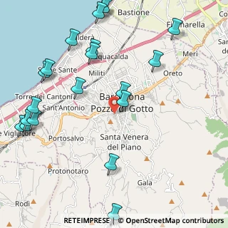Mappa Via Benedetto Croce, 98051 Barcellona Pozzo di Gotto ME, Italia (3.0895)
