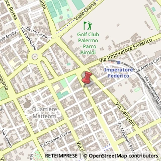 Mappa Via Marchese di Roccaforte, 21, 90143 Palermo, Palermo (Sicilia)