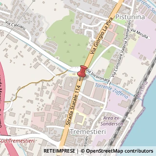 Mappa Strada Statale 114, 113, 98100 Messina, Messina (Sicilia)