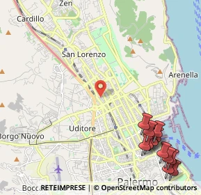 Mappa Via Marche, 90144 Palermo PA, Italia (3.49385)