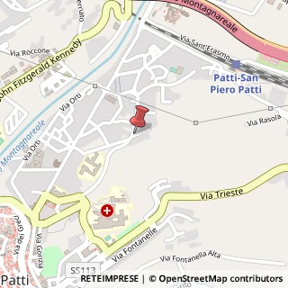 Mappa Via Padre Pio da Pietralcina, 4, 98066 Patti, Messina (Sicilia)