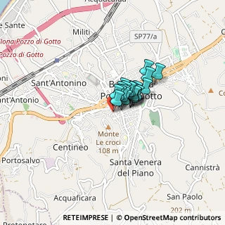 Mappa Via D. Scinà, 98051 Barcellona Pozzo di Gotto ME, Italia (0.3995)