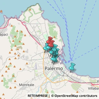Mappa Via Generale A. di Giorgio, 90143 Palermo PA, Italia (1.85727)
