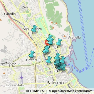 Mappa Via Generale A. di Giorgio, 90143 Palermo PA, Italia (1.85118)