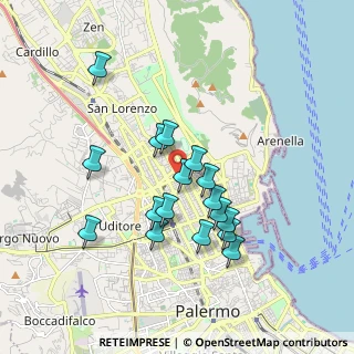 Mappa Via Generale A. di Giorgio, 90143 Palermo PA, Italia (1.78235)