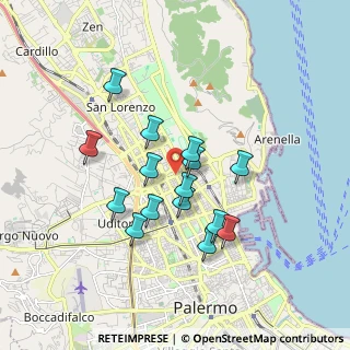 Mappa Via Generale A. di Giorgio, 90143 Palermo PA, Italia (1.66133)