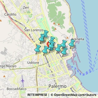 Mappa Via Generale A. di Giorgio, 90143 Palermo PA, Italia (0.99833)