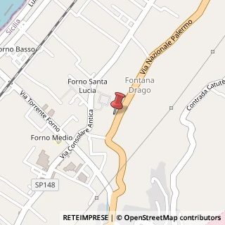 Mappa Via Nazionale, 124, 98071 Capo d'Orlando, Messina (Sicilia)