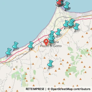 Mappa Via Onorevole Gaetano Martino, 98051 Barcellona Pozzo di Gotto ME, Italia (6.195)