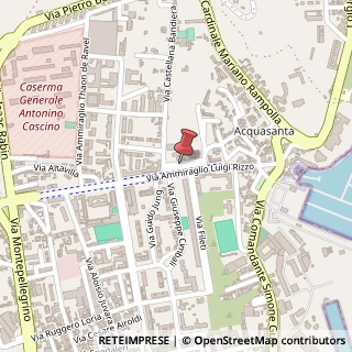 Mappa Via Ammiraglio Rizzo, 43, 90142 Palermo, Palermo (Sicilia)
