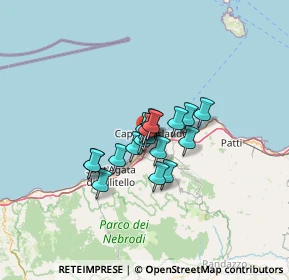 Mappa Via Trazzera Marina, 98071 Capo d'Orlando ME, Italia (8.49889)